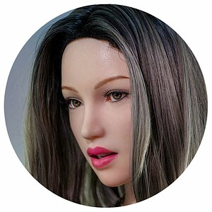 Zelex Doll Kopf Nr. GE116-1 - GE49 mit beweglichem Kiefer